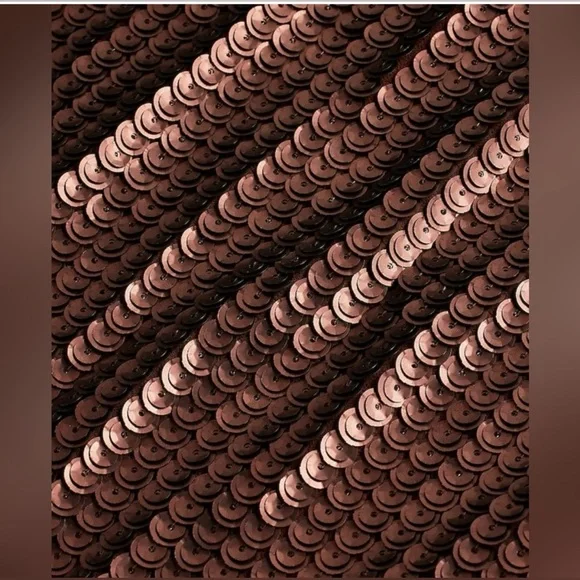 🆕 Express Copper Sequin Mini Dress. Size XS. NWT. 🤎 - Picture 7 of 16